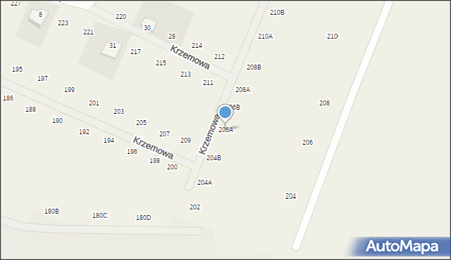 Nieżywięć, Nieżywięć, 206A, mapa Nieżywięć