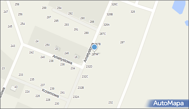 Nieżywięć, Nieżywięć, 287A, mapa Nieżywięć