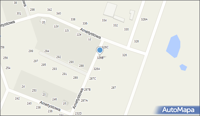 Nieżywięć, Nieżywięć, 326B, mapa Nieżywięć