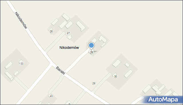 Nikodemów, Nikodemów, 28, mapa Nikodemów