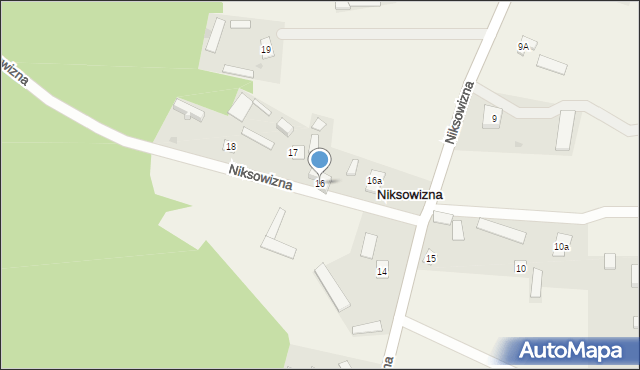 Niksowizna, Niksowizna, 16, mapa Niksowizna