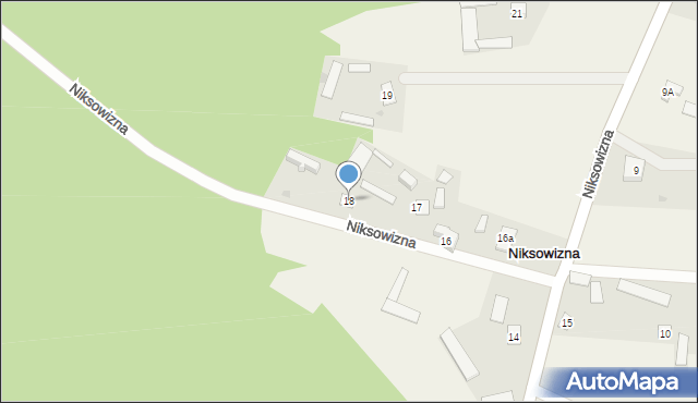 Niksowizna, Niksowizna, 18, mapa Niksowizna