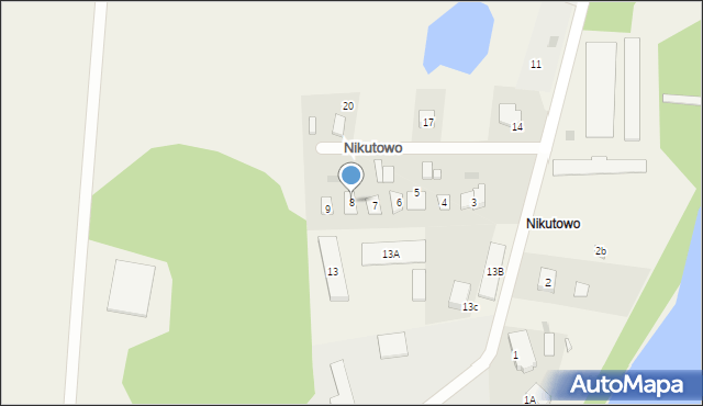 Nikutowo, Nikutowo, 8, mapa Nikutowo