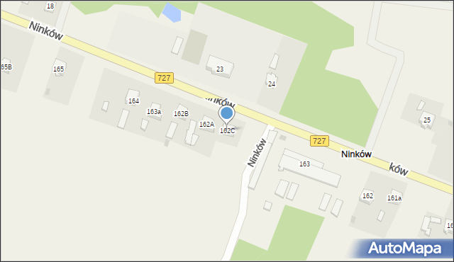 Ninków, Ninków, 162C, mapa Ninków