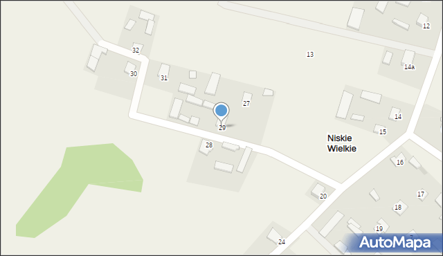 Niskie Wielkie, Niskie Wielkie, 29, mapa Niskie Wielkie