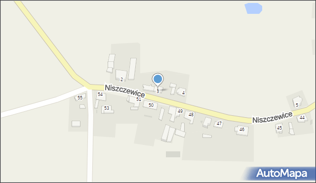 Niszczewice, Niszczewice, 3, mapa Niszczewice