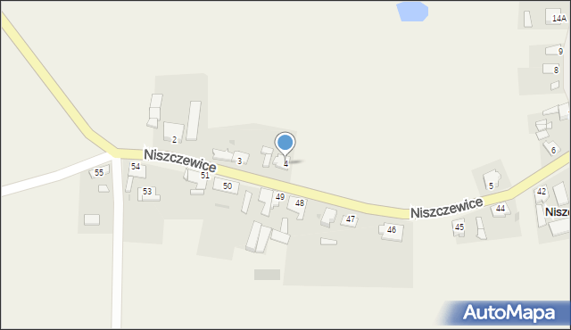 Niszczewice, Niszczewice, 4, mapa Niszczewice