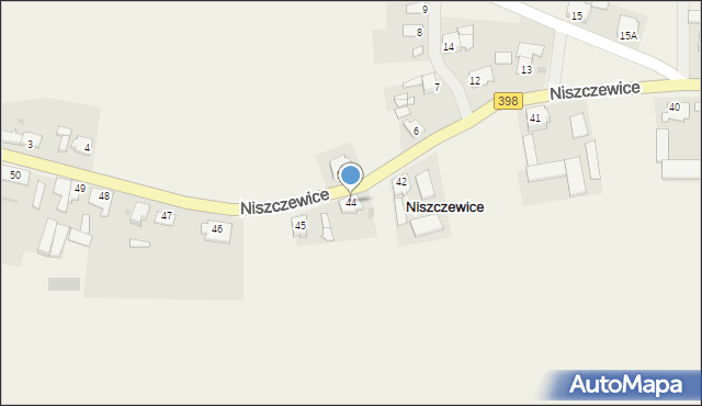 Niszczewice, Niszczewice, 44, mapa Niszczewice