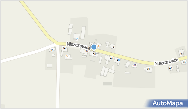 Niszczewice, Niszczewice, 50, mapa Niszczewice