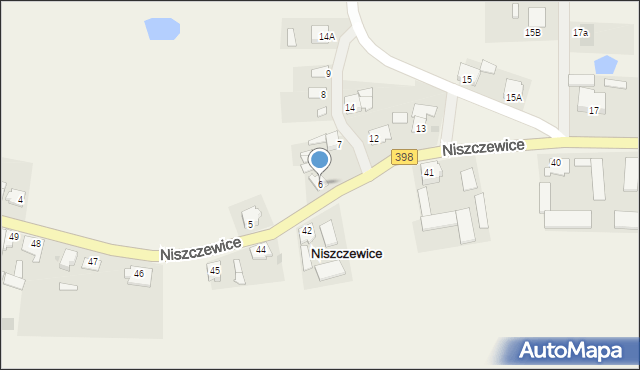 Niszczewice, Niszczewice, 6, mapa Niszczewice