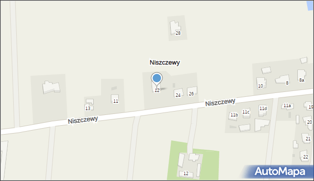 Niszczewy, Niszczewy, 12, mapa Niszczewy