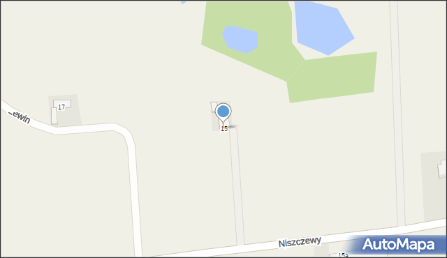 Niszczewy, Niszczewy, 15, mapa Niszczewy