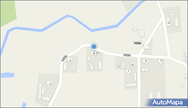 Nitki, Nitki, 5, mapa Nitki