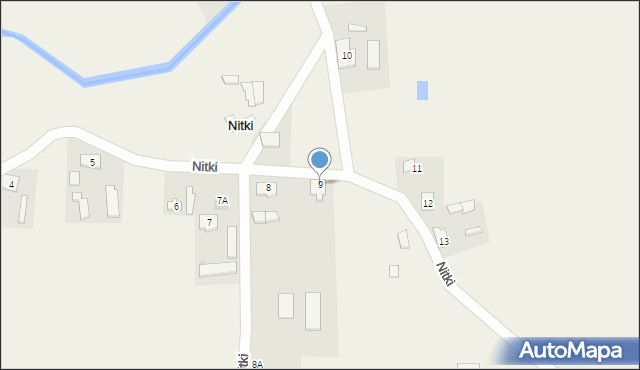 Nitki, Nitki, 9, mapa Nitki