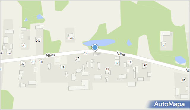 Niwa, Niwa, 13, mapa Niwa