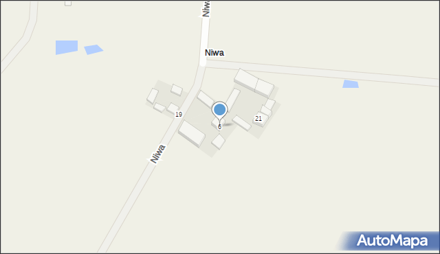 Niwa, Niwa, 6, mapa Niwa