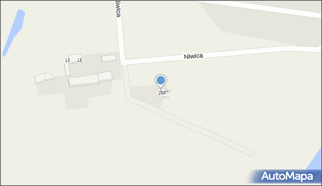 Niwica, Niwica, 18A, mapa Niwica