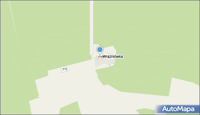 Niwiska, Niwiska, 575, mapa Niwiska