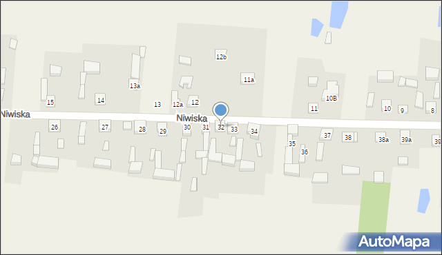 Niwiska, Niwiska, 32, mapa Niwiska