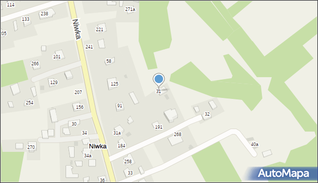 Niwka, Niwka, 31, mapa Niwka