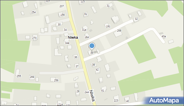 Niwka, Niwka, 33, mapa Niwka