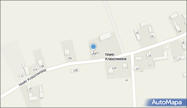 Niwki Kraszowskie, Niwki Kraszowskie, 15A, mapa Niwki Kraszowskie