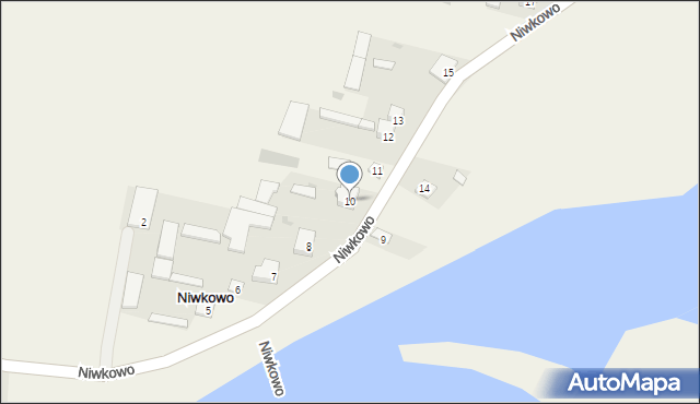 Niwkowo, Niwkowo, 10, mapa Niwkowo