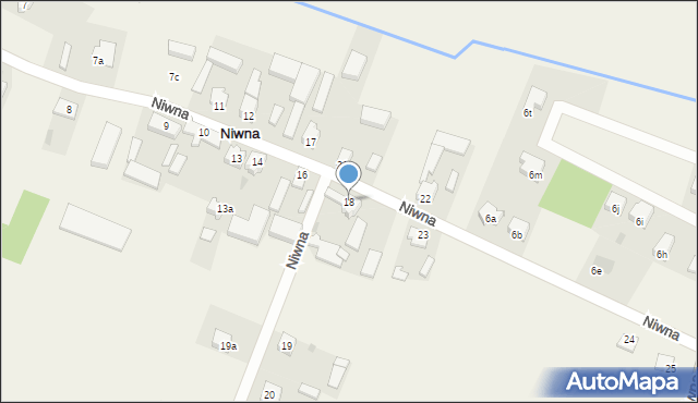 Niwna, Niwna, 18, mapa Niwna