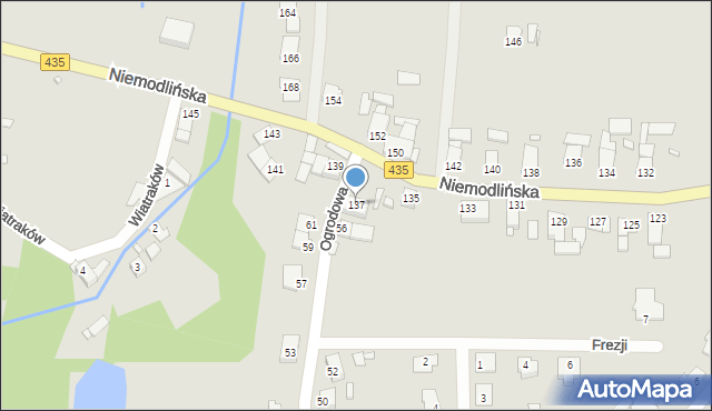 Opole, Niemodlińska, 137, mapa Opola