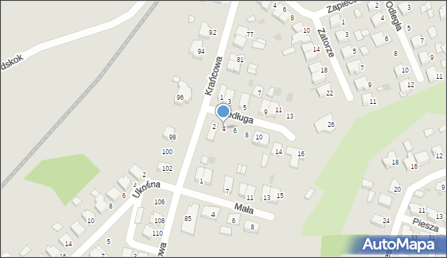 Ostrów Wielkopolski, Niedługa, 4, mapa Ostrów Wielkopolski