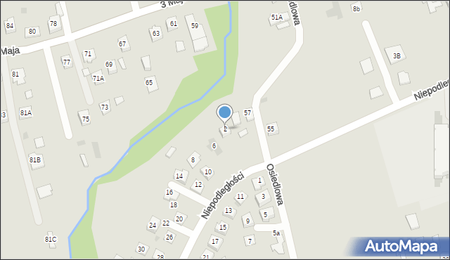 Pilzno, Niepodległości, 2, mapa Pilzno