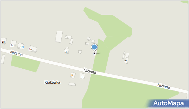 Płock, Nizinna, 5, mapa Płock