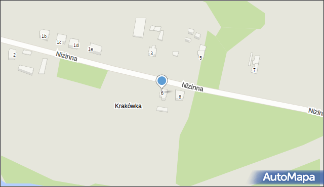 Płock, Nizinna, 6, mapa Płock