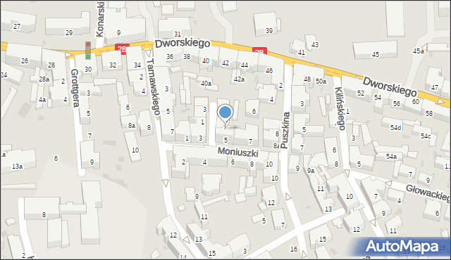 Przemyśl, Niewiadomskiego Stanisława, 2, mapa Przemyśla