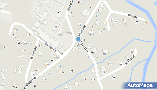 Przeworsk, Niepodległości, 25, mapa Przeworsk