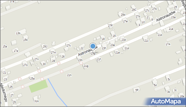 Pszów, Niepodległości, 23g, mapa Pszów