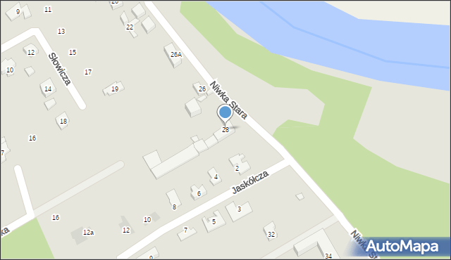 Puszczykowo, Niwka Stara, 28, mapa Puszczykowo