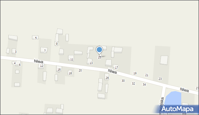 Radoszewice, Niwa, 15, mapa Radoszewice