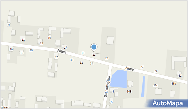 Radoszewice, Niwa, 21, mapa Radoszewice