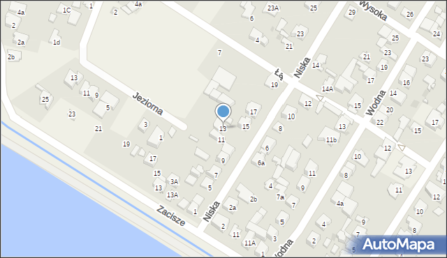 Raszyn, Niska, 13, mapa Raszyn