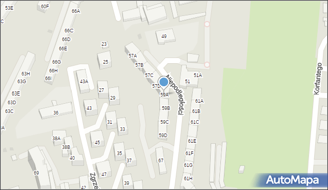 Siemianowice Śląskie, Niepodległości, 59A, mapa Siemianowice Śląskie