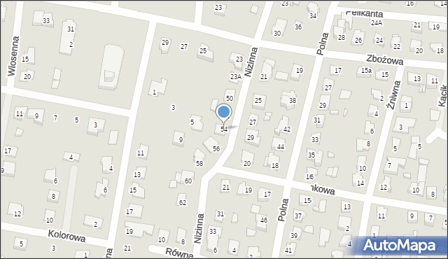 Solec Kujawski, Nizinna, 54, mapa Solec Kujawski