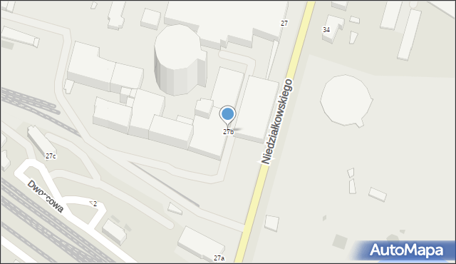 Środa Wielkopolska, Niedziałkowskiego Mieczysława, 27b, mapa Środa Wielkopolska