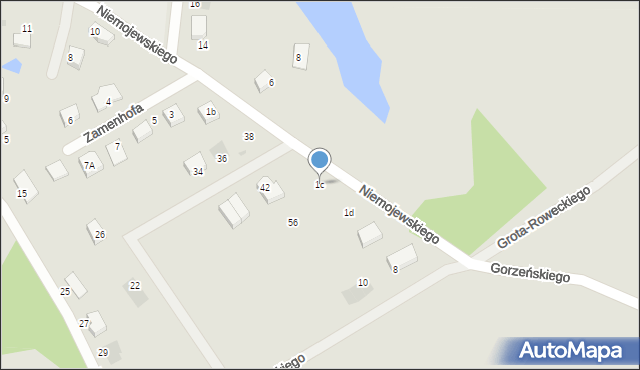 Starogard Gdański, Niemojewskiego Macieja, 1c, mapa Starogard Gdański