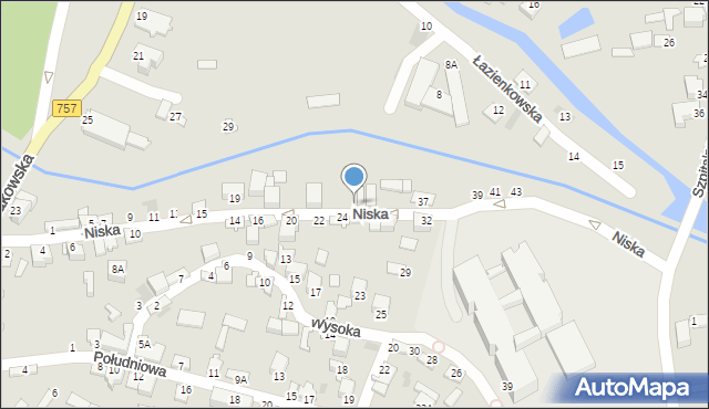 Staszów, Niska, 35, mapa Staszów