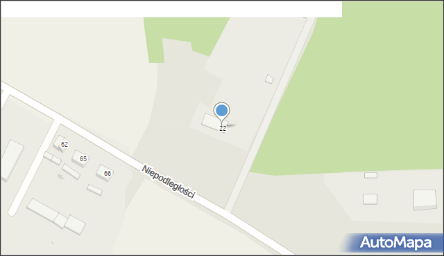 Strzegom, Niepodległości, 22, mapa Strzegom