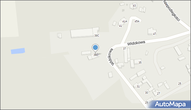 Strzegom, Niepodległości, 39D, mapa Strzegom