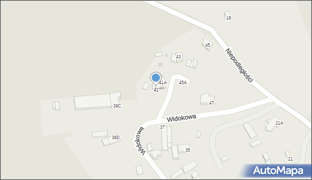 Strzegom, Niepodległości, 41, mapa Strzegom