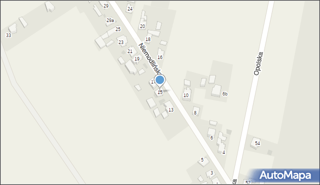 Strzeleczki, Niemodlińska, 15, mapa Strzeleczki