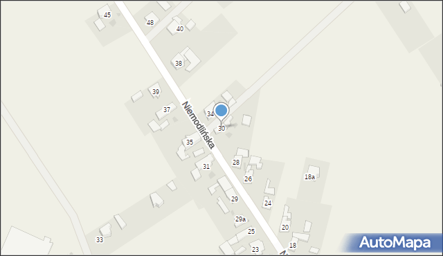 Strzeleczki, Niemodlińska, 30, mapa Strzeleczki